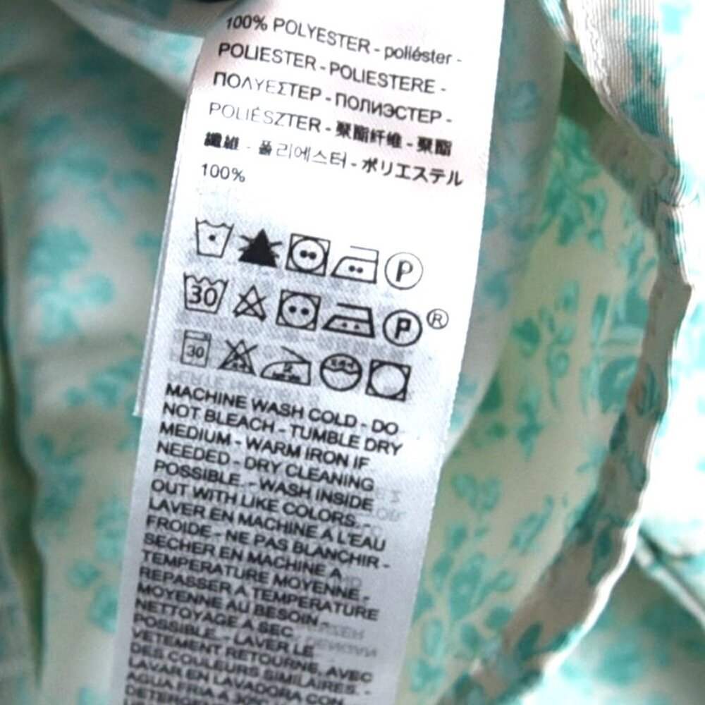 Levi’s Women’s Floral Square-Neck Puff Sleeve Top XL Pastel Floral Boho - Picture 9 of 10